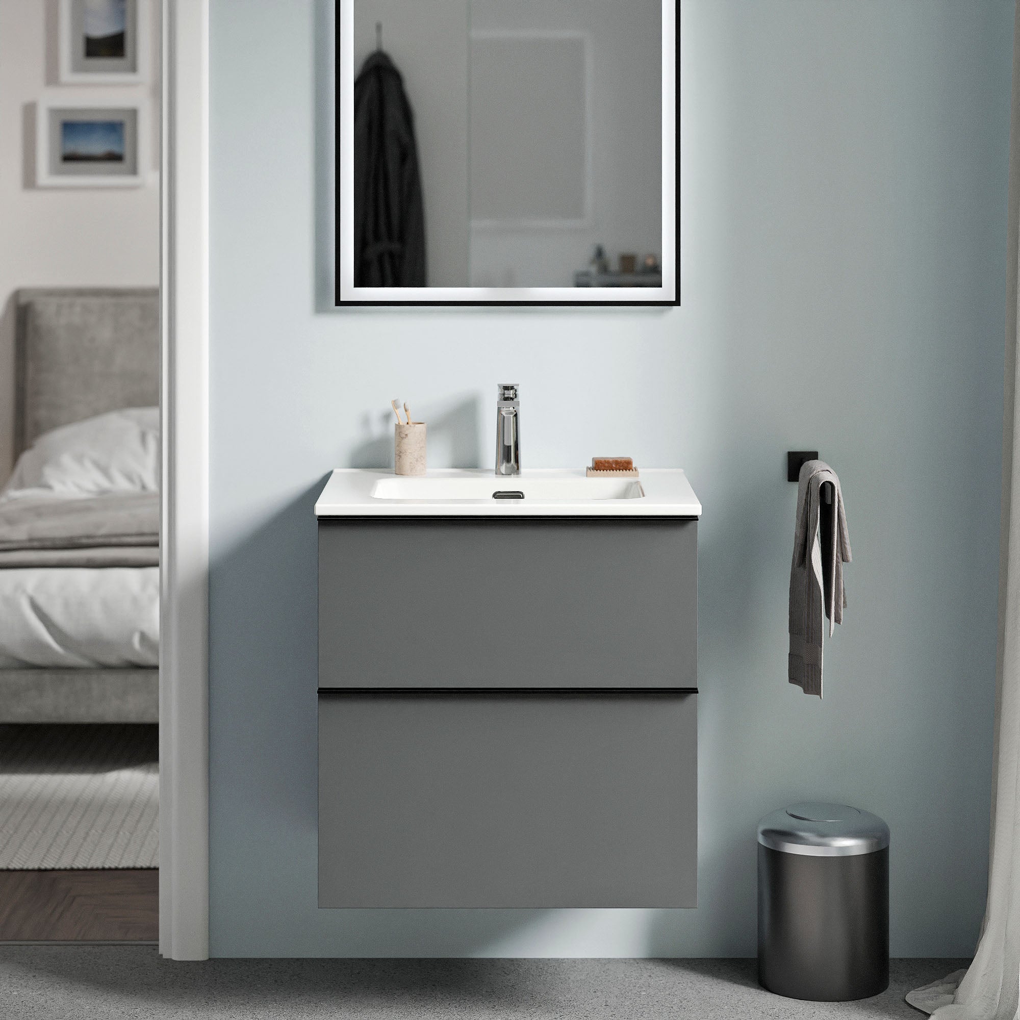 Meuble salle de bain LAVOA 60 cm