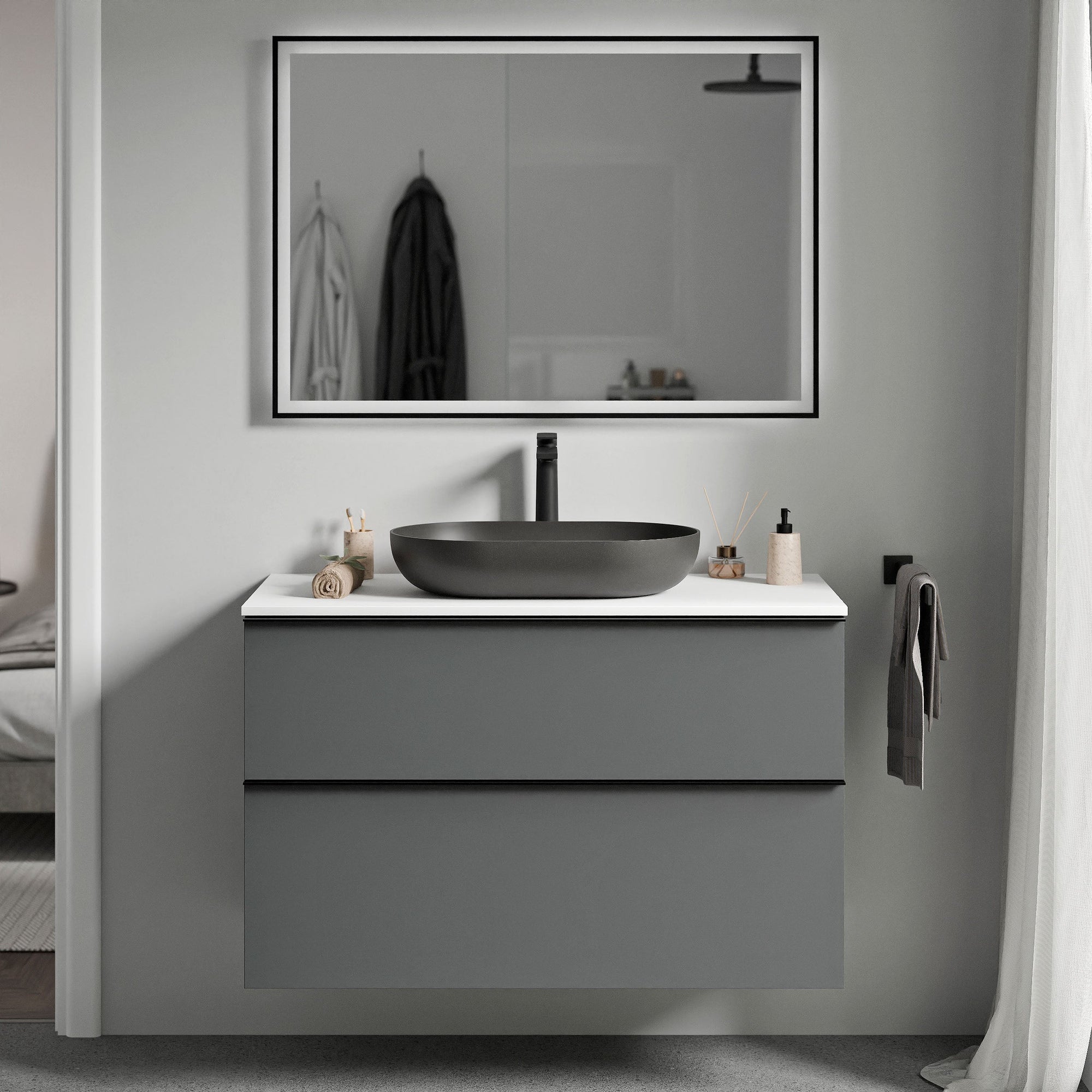 Meuble salle de bain LAVOA 80 cm