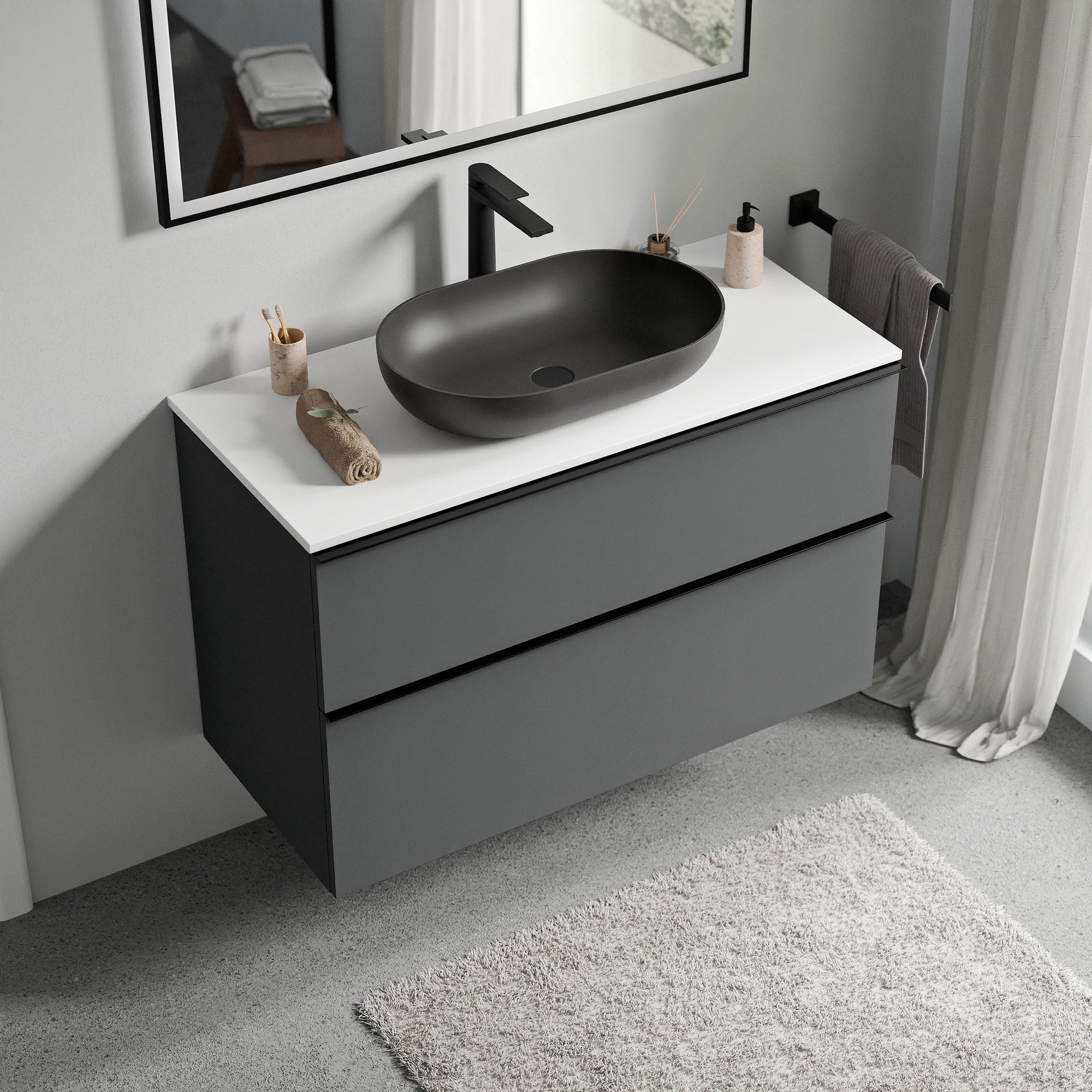Meuble salle de bain LAVOA 80 cm