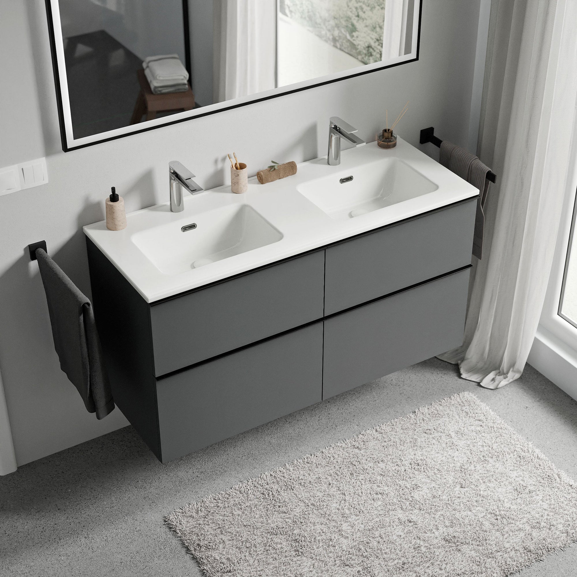 Meuble salle de bain LAVOA 120 cm