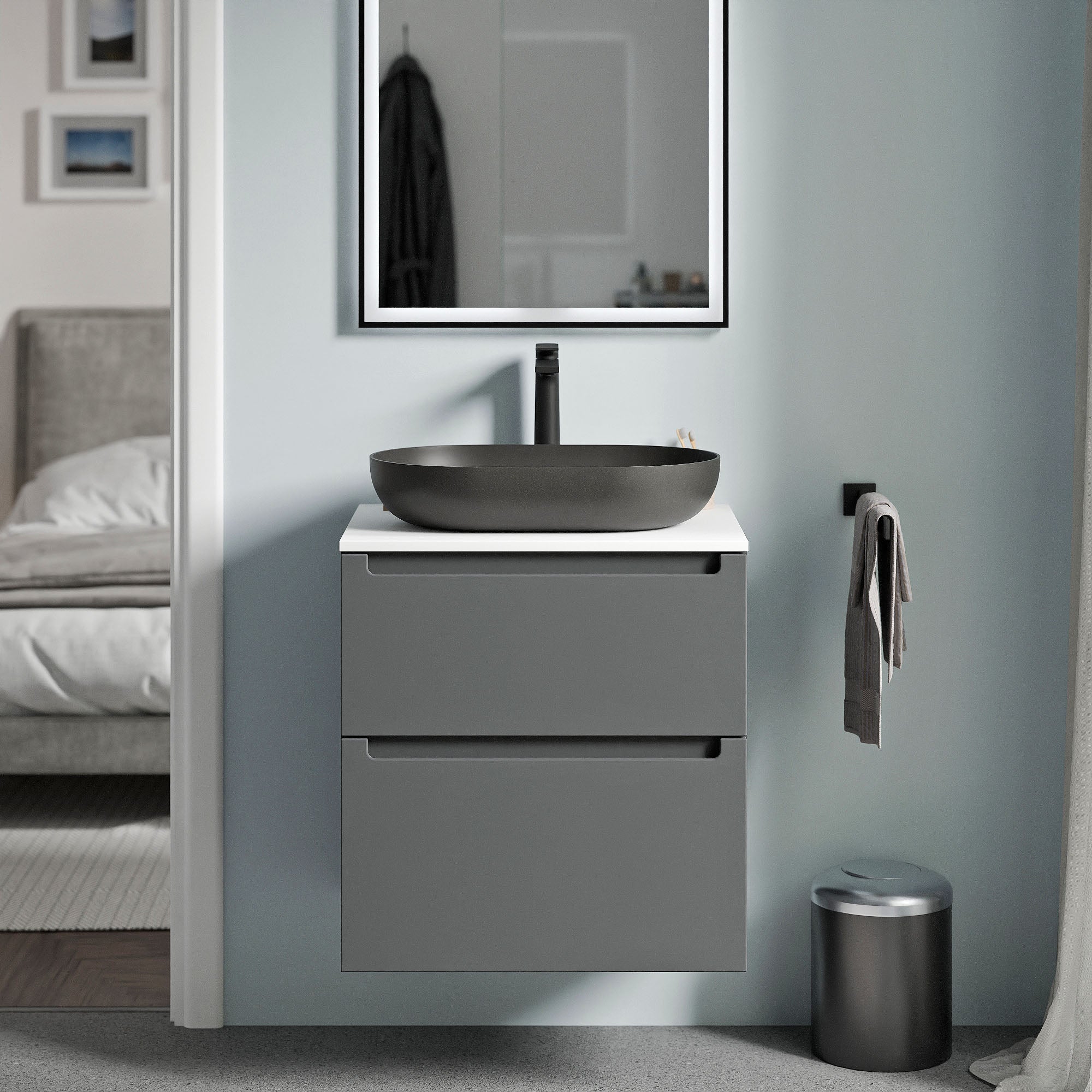 Meuble salle de bain VIREO 60 cm