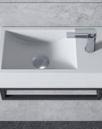 Lavabo mural BA18 en fonte minérale