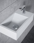 Lavabo mural BA18 en fonte minérale