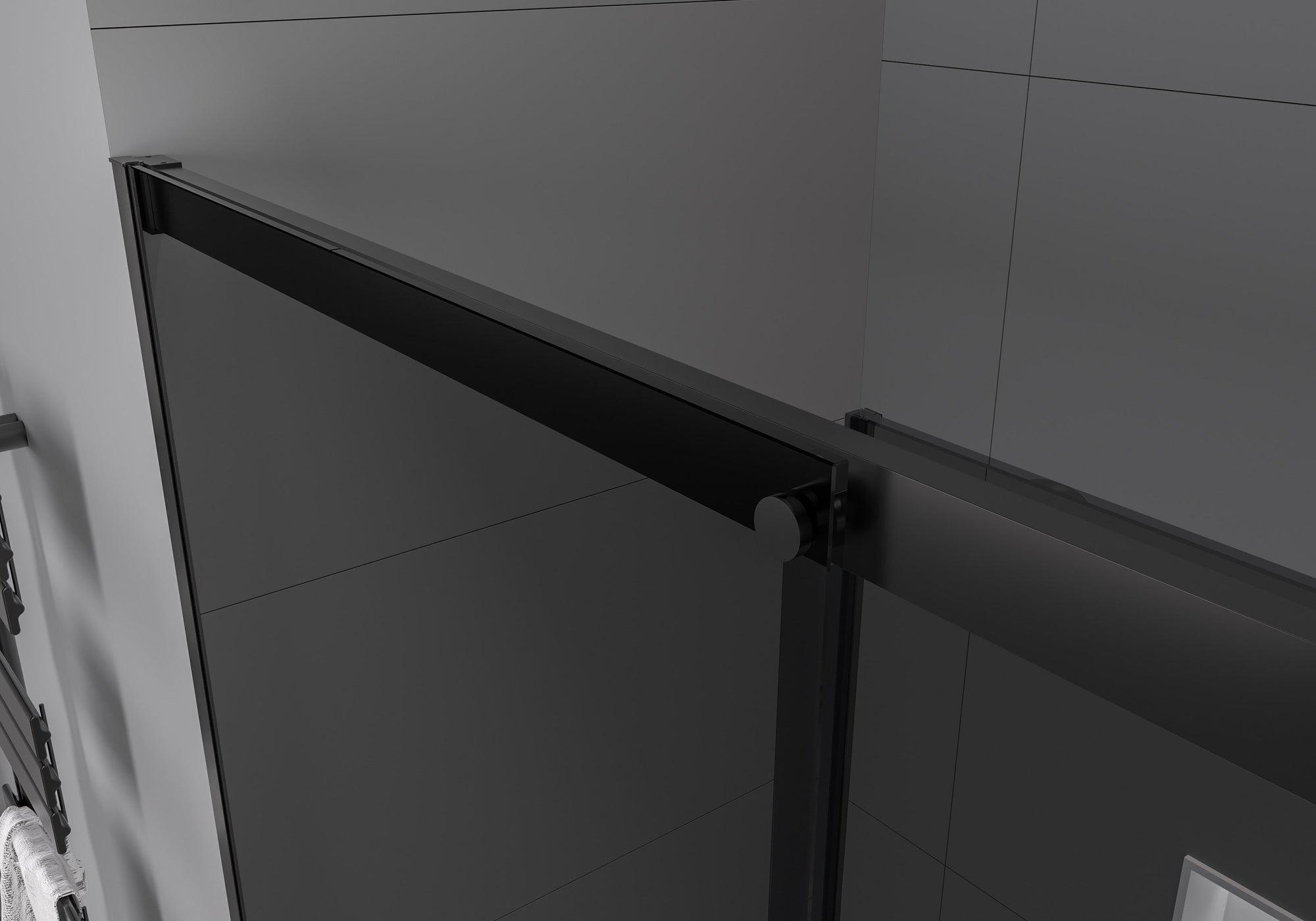 Douche d’angle avec porte coulissante Soft-Close DX906 FLEX