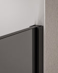 Paroi de douche à l'italienne EX102 - Verre nano 10 mm gris fumé