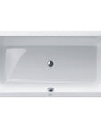 Baignoire rectangulaire Duravit DuraLavant, pour installation