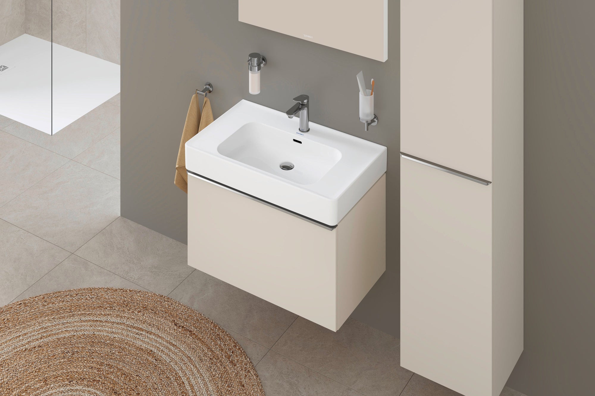 Mitigeur de lavabo monotrou Duravit Wave M