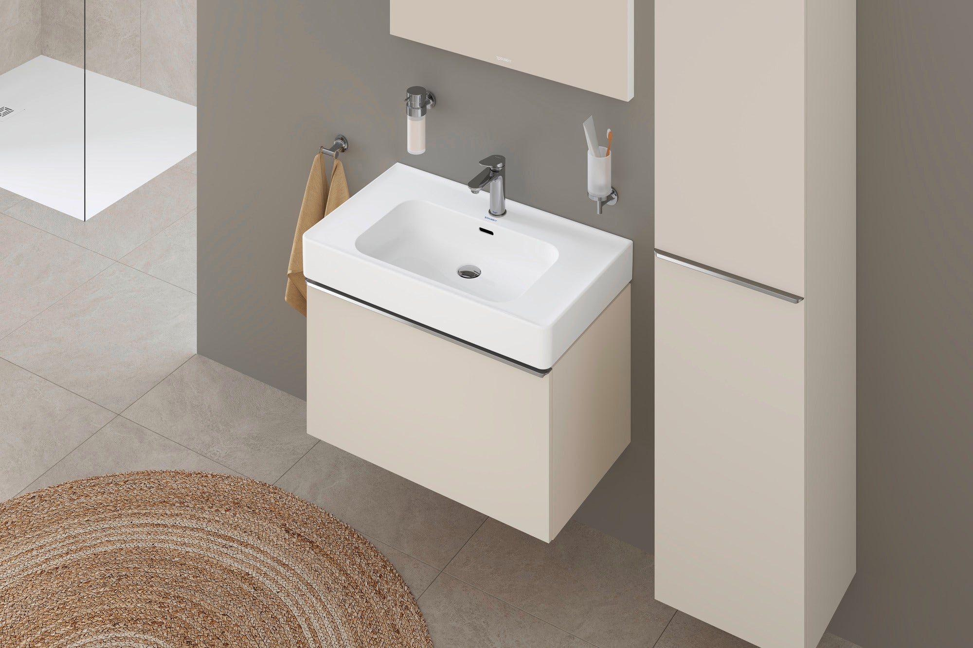 Mitigeur monocommande pour lavabo Duravit Wave M