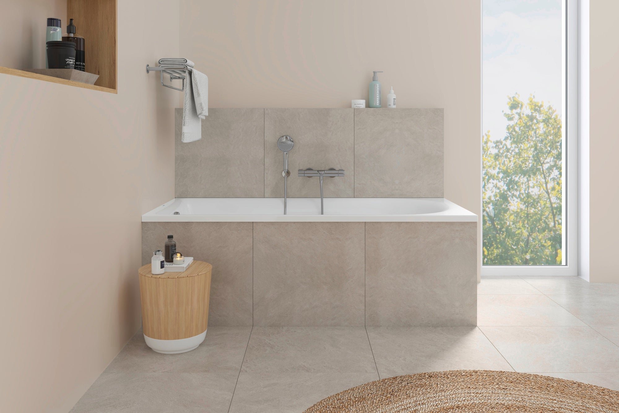 Wave Duravit robinetterie de baignoire avec thermostat