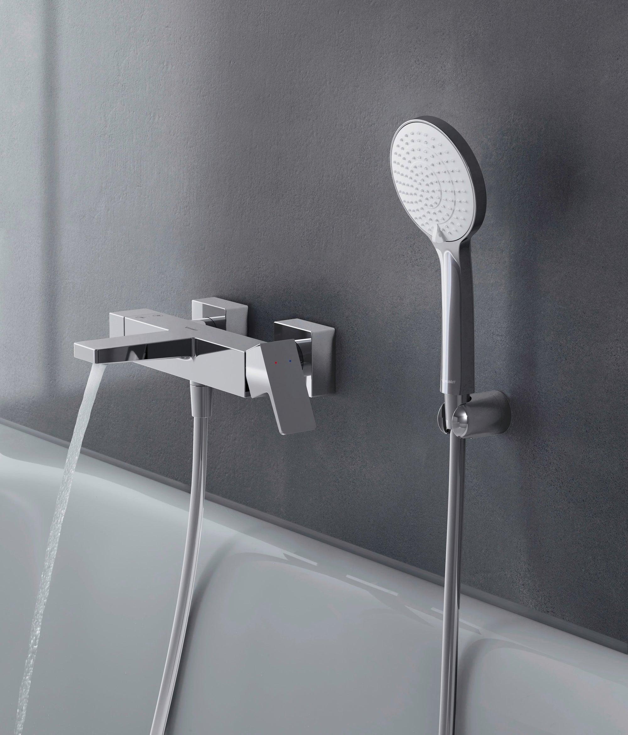 Mitigeur monocommande de baignoire Duravit Manhattan