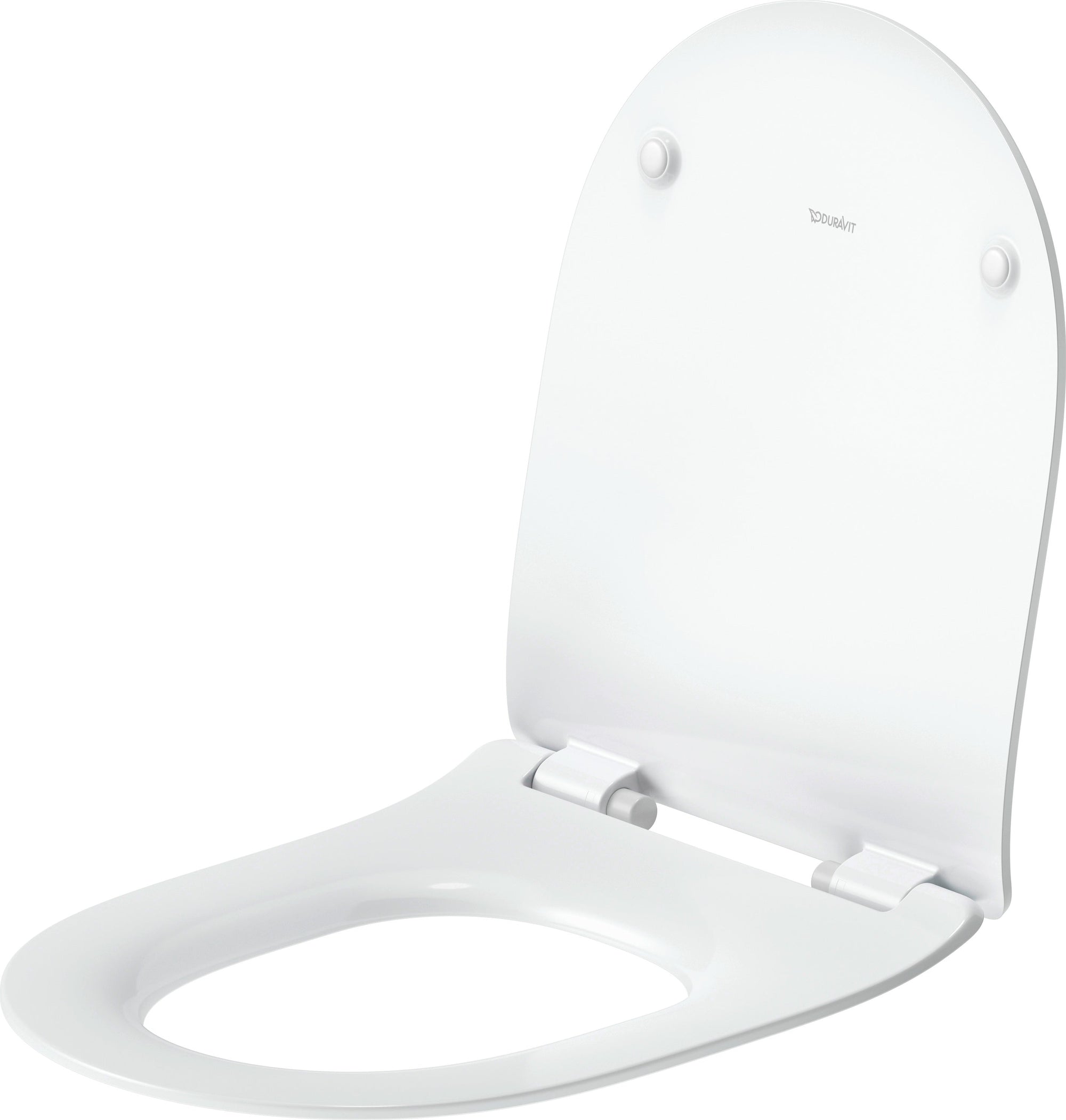 Siège de WC universel Duravit Univavo avec abattant à descente amortie, rond