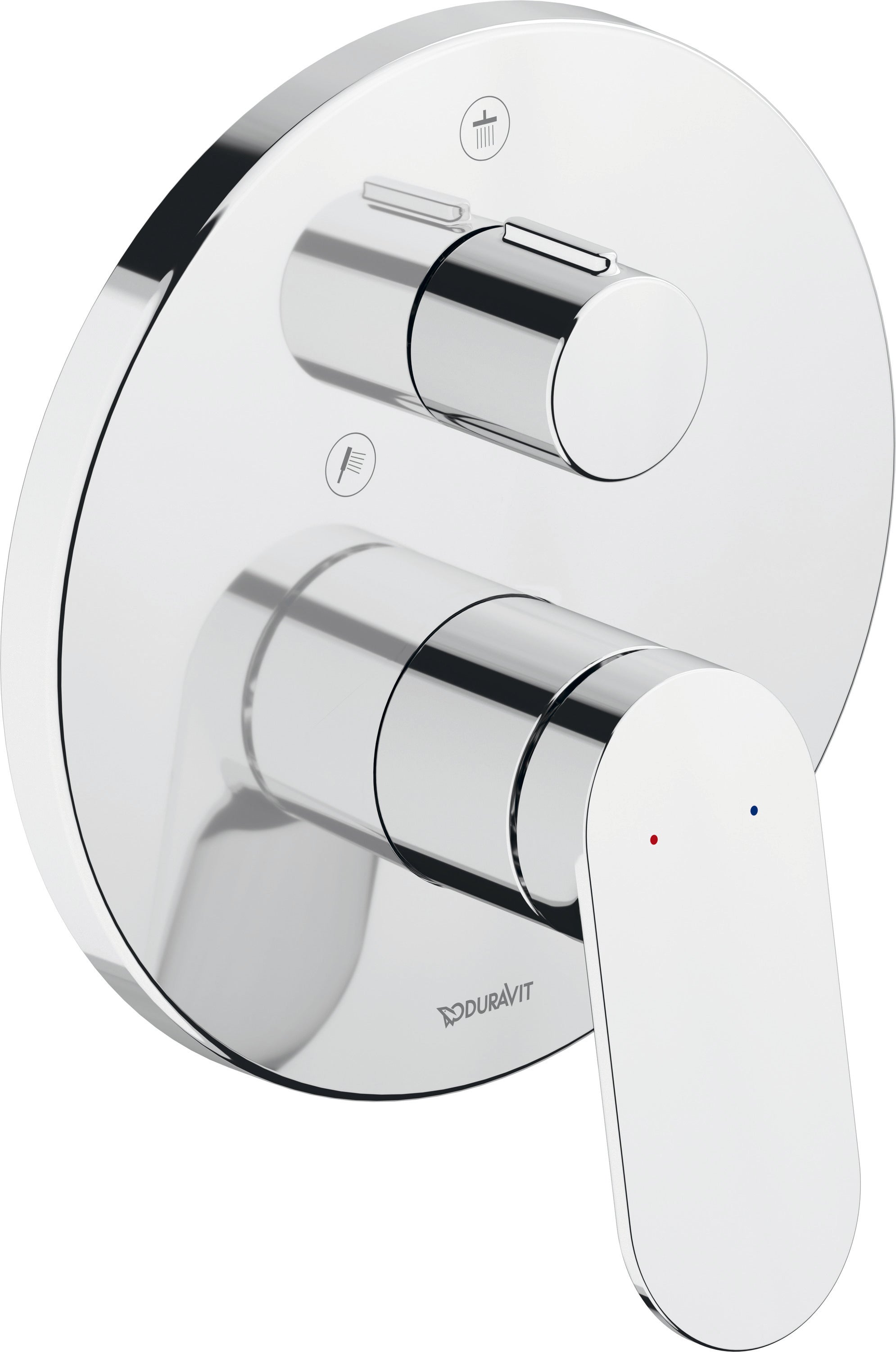 Mitigeur de douche encastré à levier unique Duravit Wave