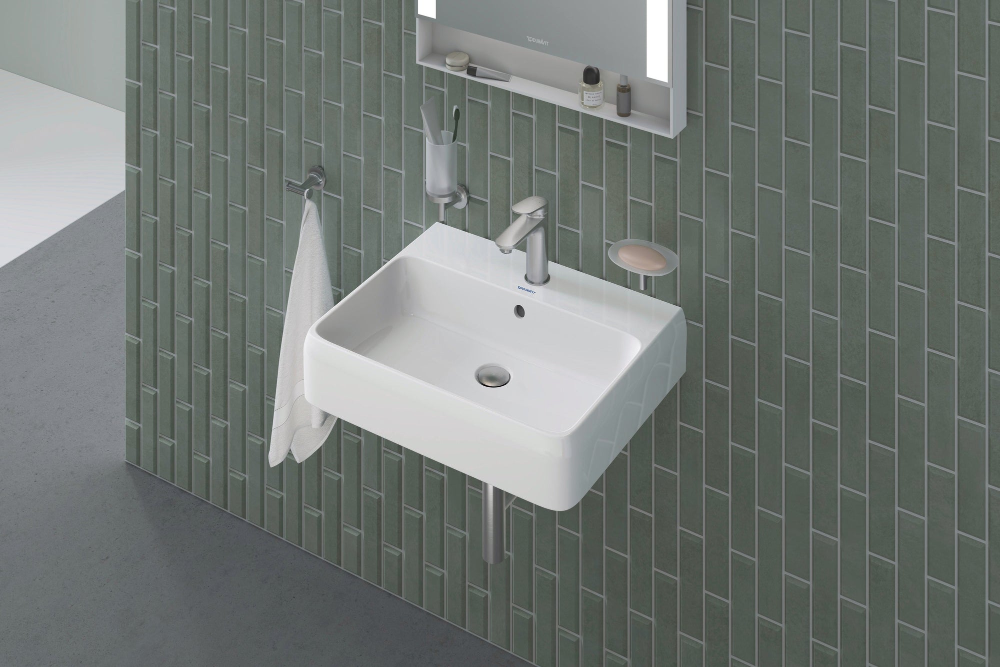 Mitigeur de lavabo monotrou Duravit Wave M