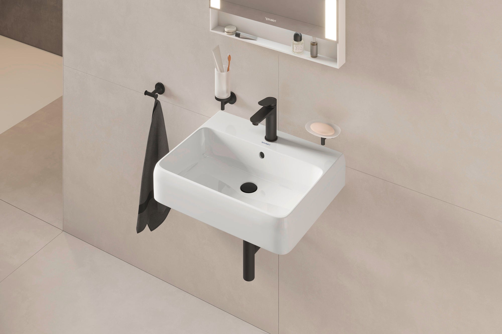 Mitigeur de lavabo monotrou Duravit Wave M