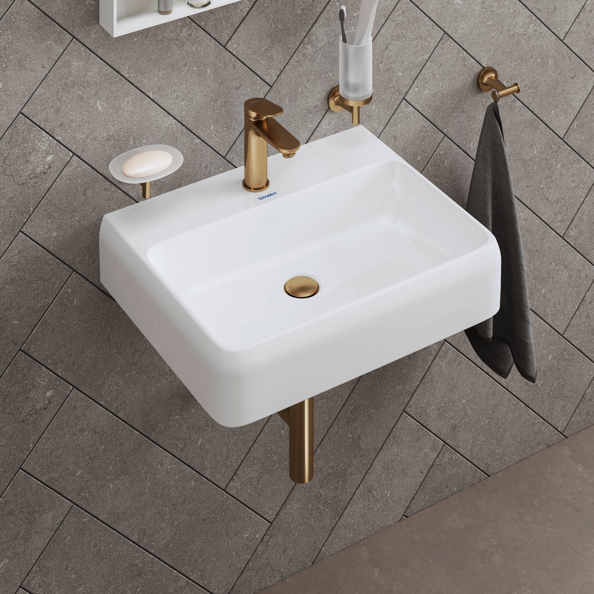 Mitigeur monocommande pour lavabo Duravit Wave M