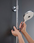 Duravit système de douche avec thermostat et tablette en verre