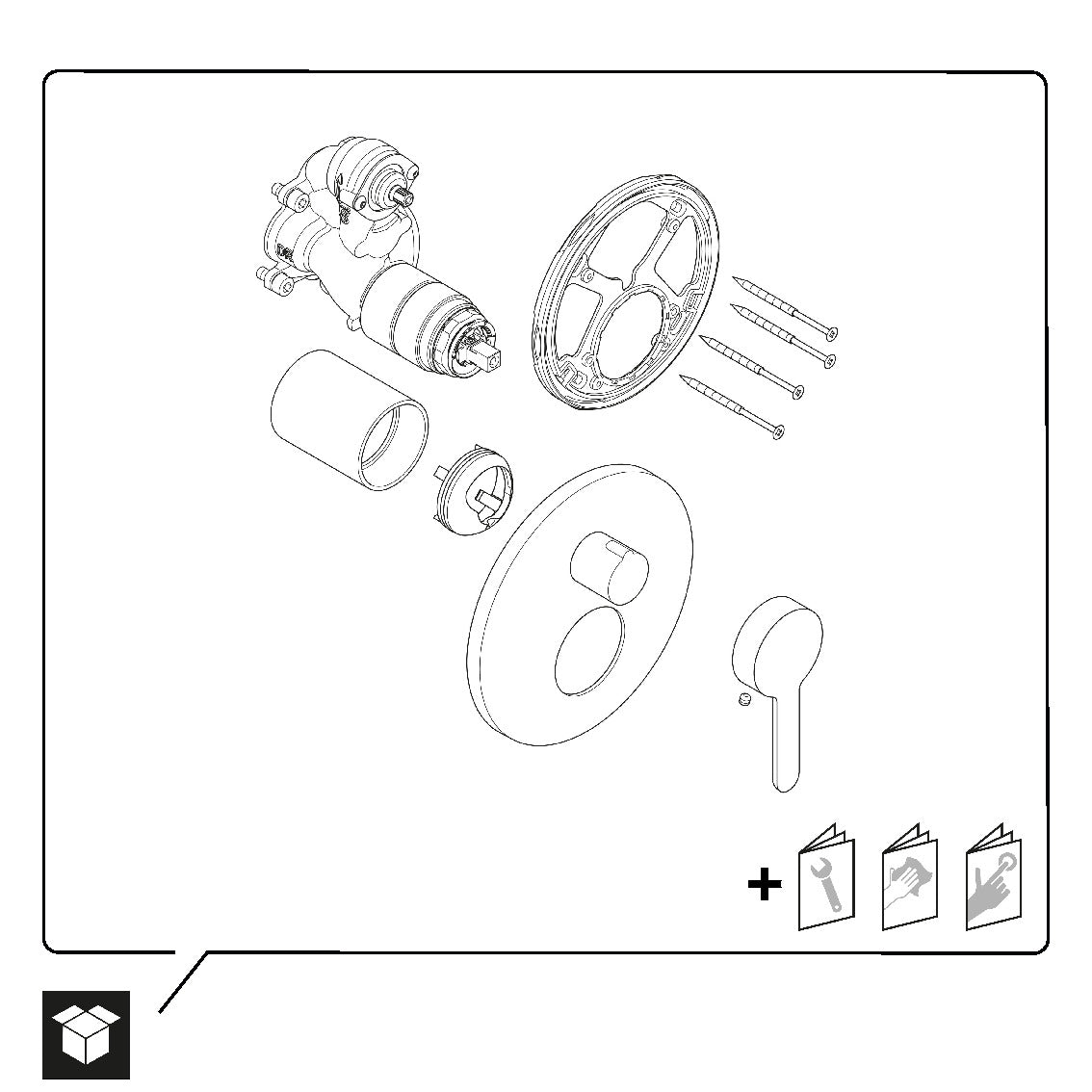 Duravit C.1 robinet de douche encastré avec inverseur