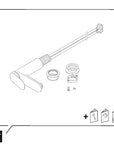Mitigeur monocommande de lavabo Duravit Wave M