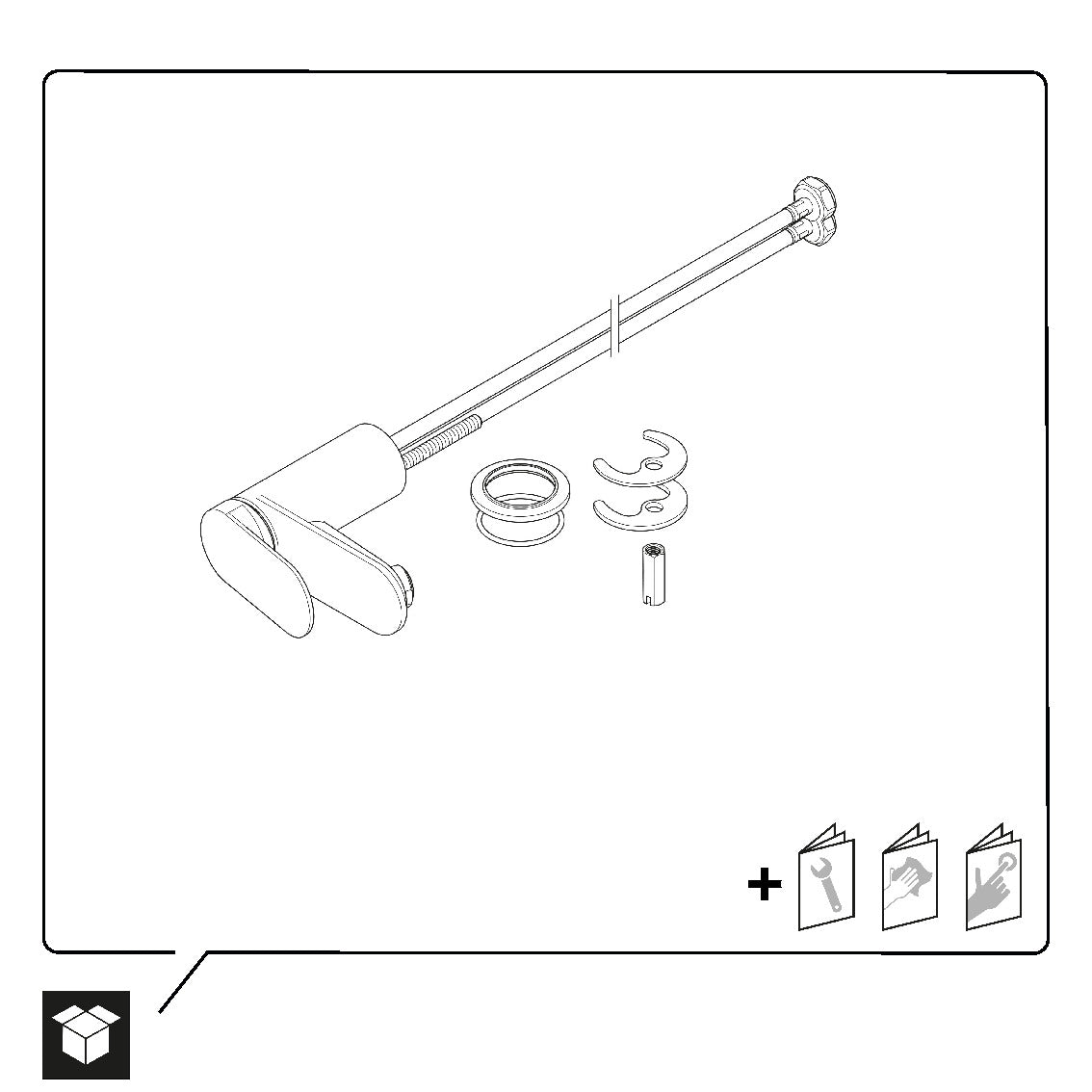 Mitigeur monocommande de lavabo Duravit Wave S