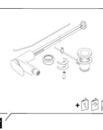 Mitigeur monocommande pour bidet Duravit Wave
