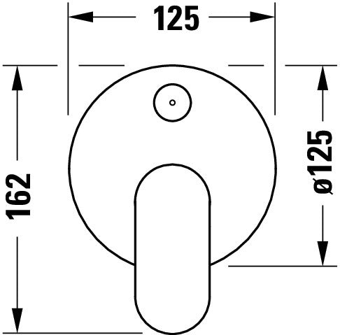 Set de mitigeurs encastrés Duravit Wave