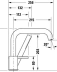 Duravit Circle robinetterie de baignoire 3 trous