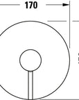 Duravit Circle Mitigeur monocommandé pour douche encastré