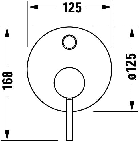 Duravit Circle Mitigeur monocommandé encastré set