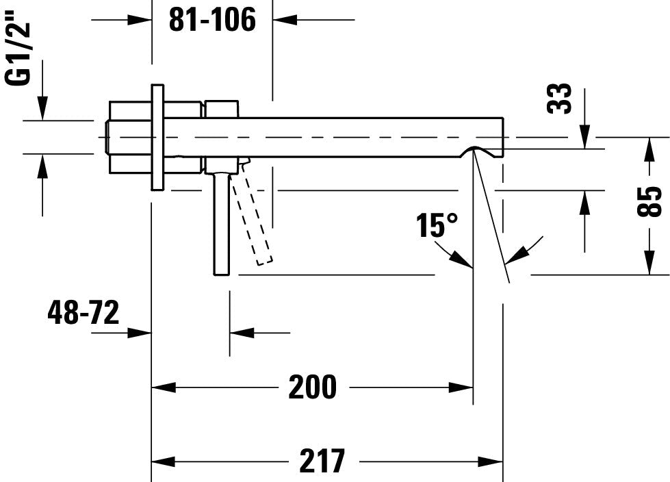 Duravit Circle Robinet de lavabo monocommande