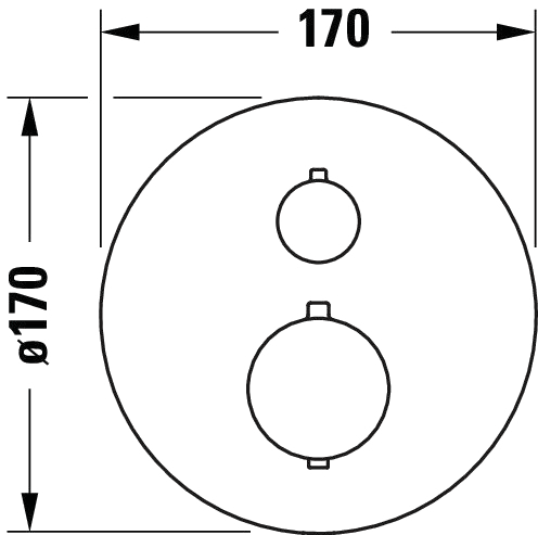 Thermostat encastré Duravit
