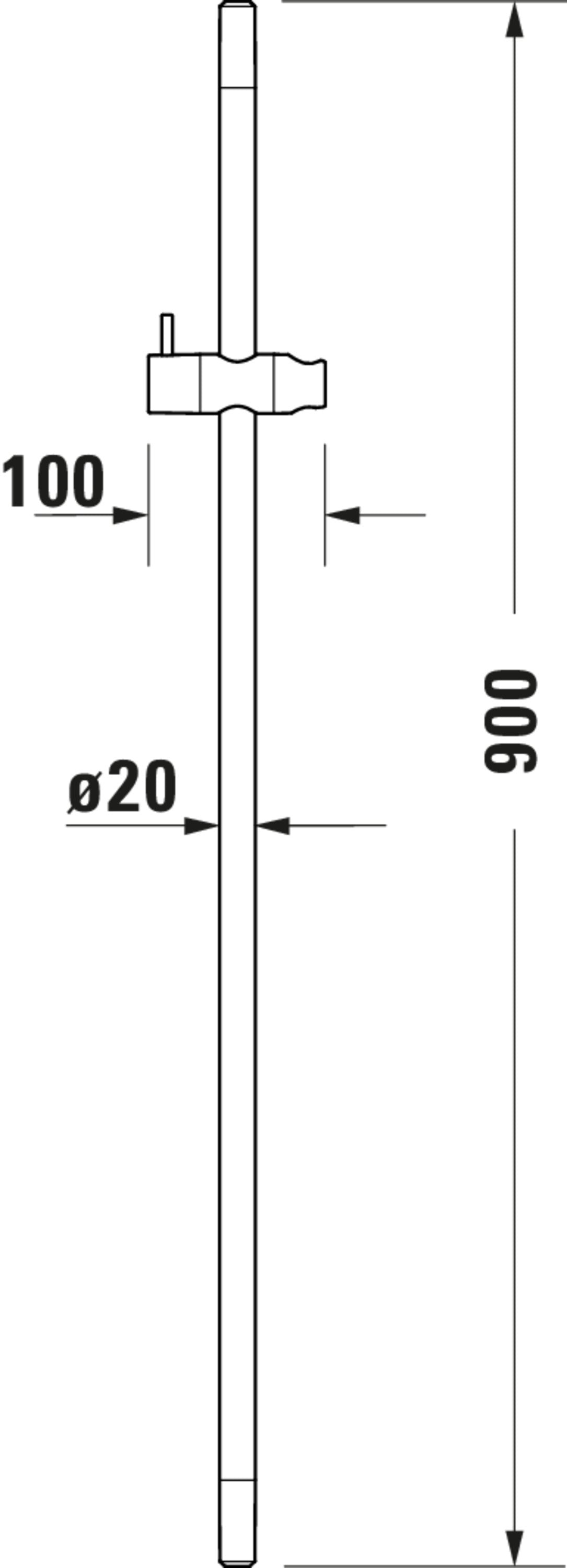 Robinet thermostatique encastré Duravit pour la douche