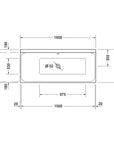 Baignoire rectangulaire Duravit P3