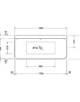 Duravit baignoire d'angle semi-îlot P3