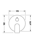 Robinetterie de douche Duravit Tulum by Starck