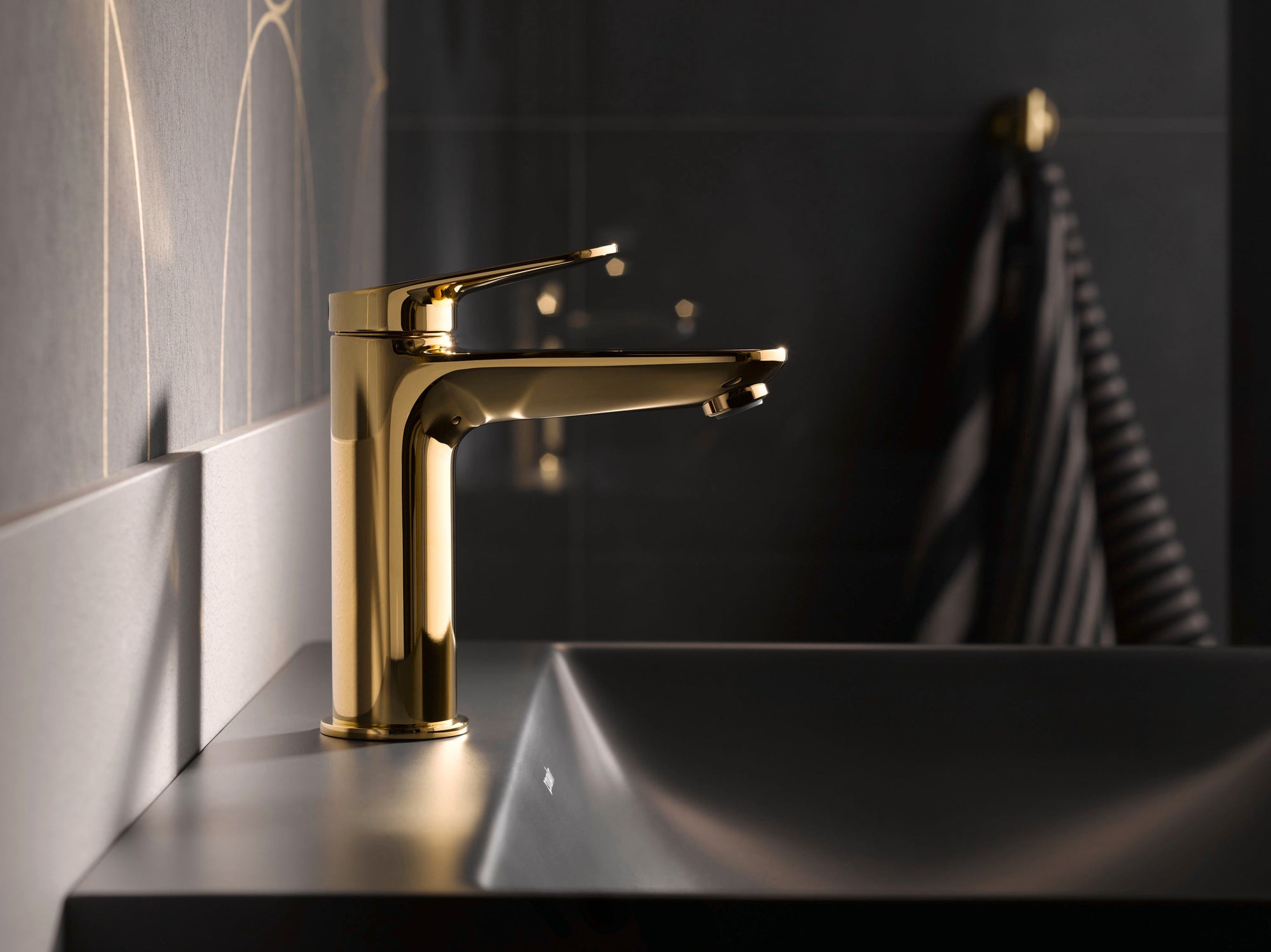 Mitigeur de lavabo monotrou Duravit Wave M