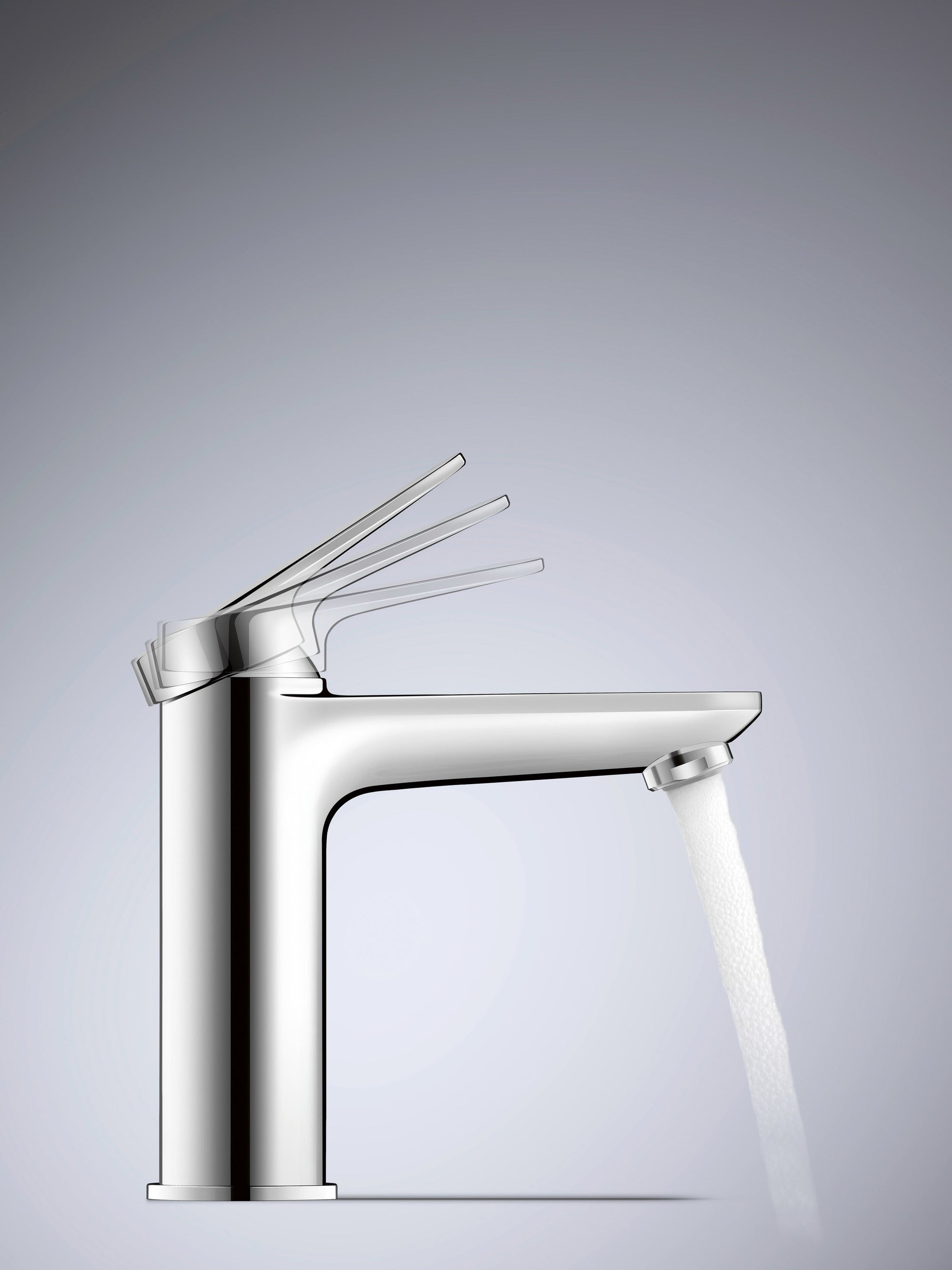 Mitigeur monocommande de lavabo Duravit Wave M