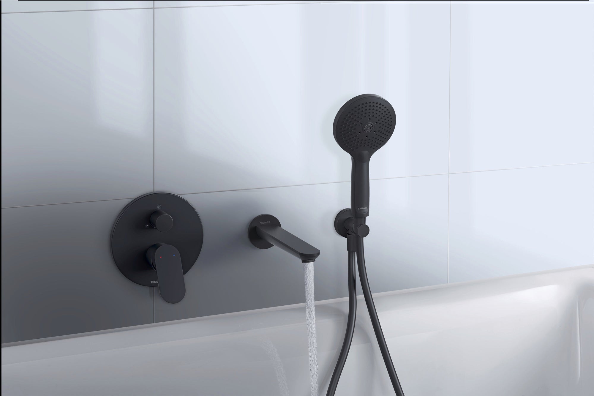 Mitigeur de baignoire monocommande Duravit Wave