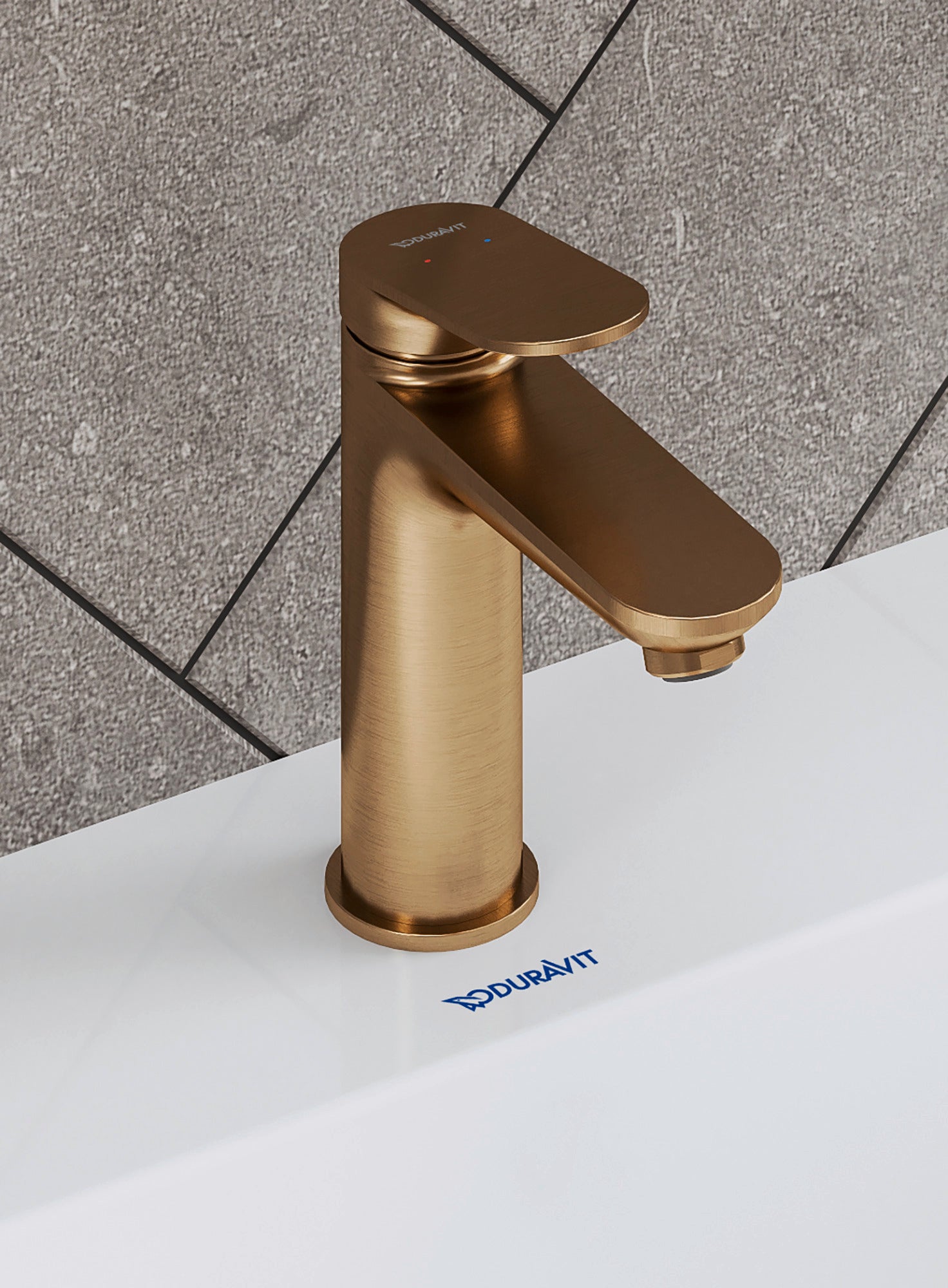 Mitigeur de lavabo monotrou Duravit Wave M