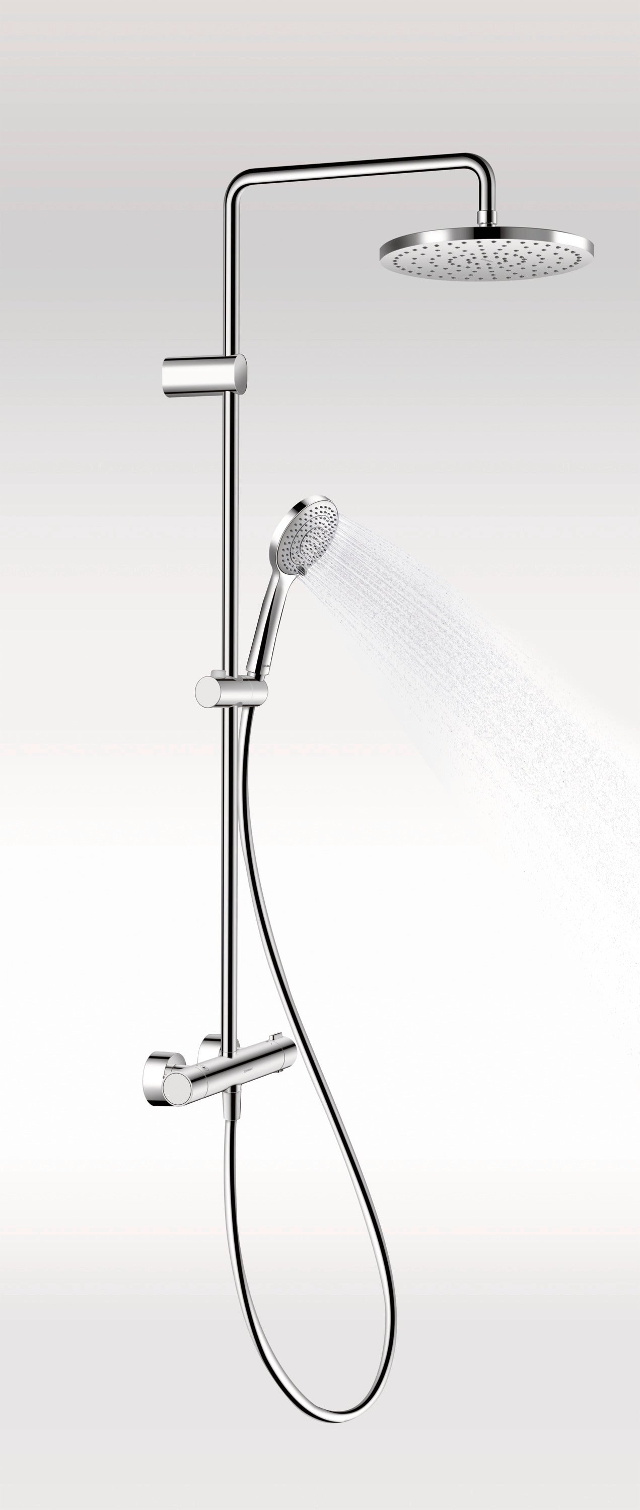 Système de douche Duravit avec thermostat