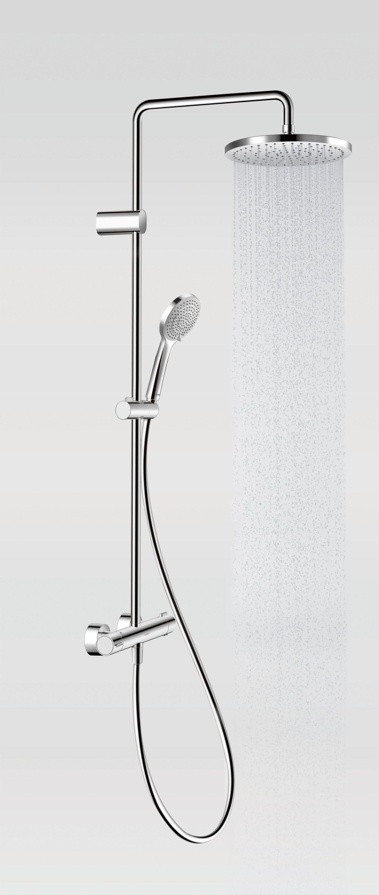 Système de douche Duravit avec thermostat