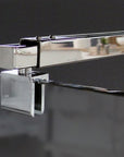 Paroi de douche à l'italienne 10 mm Super White Glass EX103