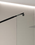 Paroi de douche à l'italienne 10 mm Super White Glass EX103