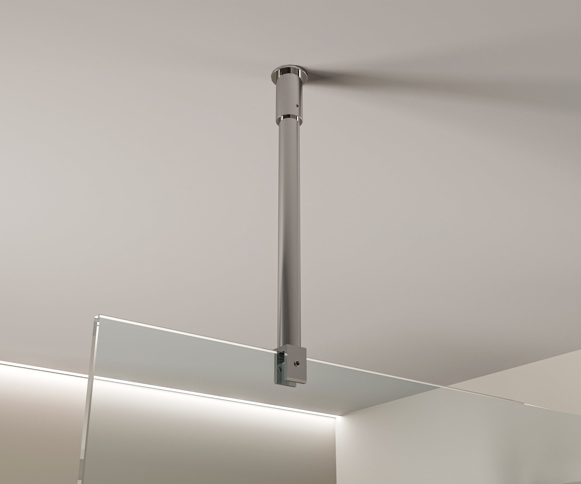Paroi de douche à l'italienne 10 mm Super White Glass EX103