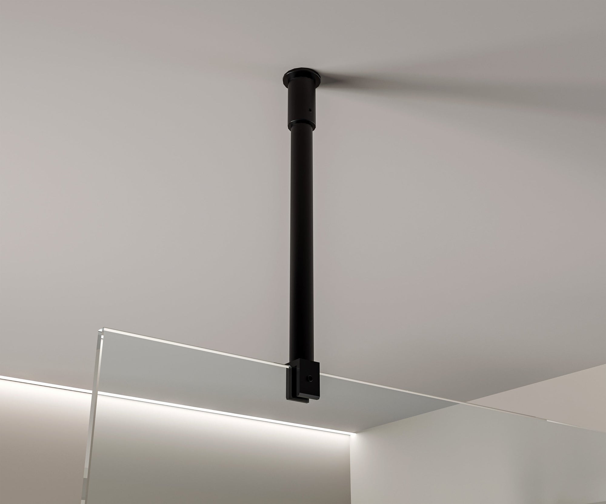 Paroi de douche à l'italienne 10 mm Super White Glass EX103