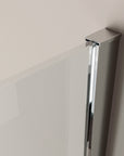 Paroi de douche à l'italienne 10 mm Super White Glass EX103