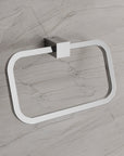 Anneau porte-serviettes OLA - Acier inoxydable - 23 x 9,3 cm - Carré - couleur au choix