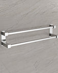 Porte-serviettes OLA - Inox - env. 64 x 11 cm - design angulaire - couleur au choix