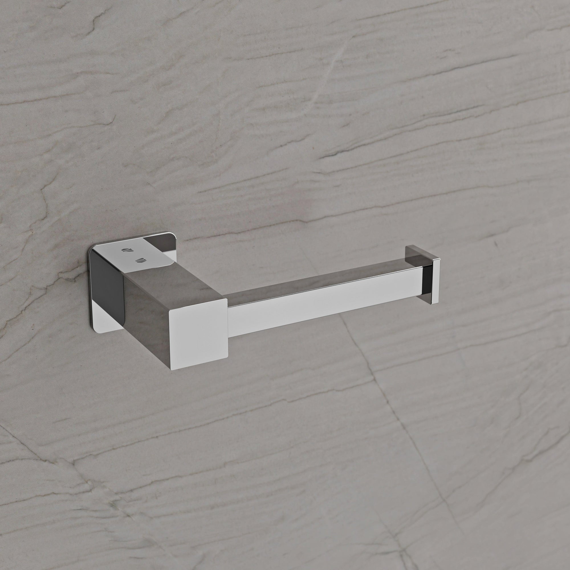 Porte-papier toilette OLA - Inox - env. 15,5 x 8,5 cm - Carré - couleur au choix