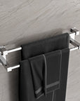 Porte-serviettes OLA - Inox - env. 64 x 11 cm - design angulaire - couleur au choix