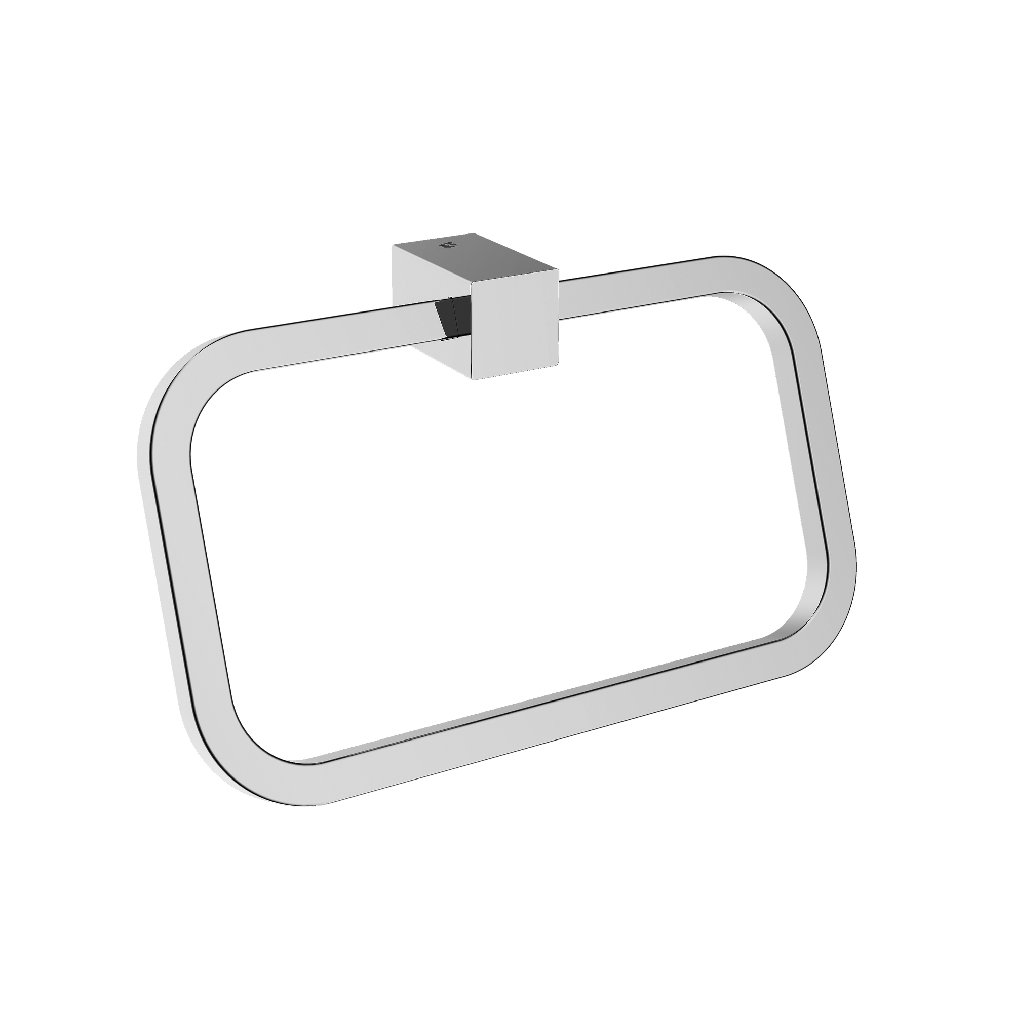 Anneau porte-serviettes OLA - Acier inoxydable - 23 x 9,3 cm - Carré - couleur au choix